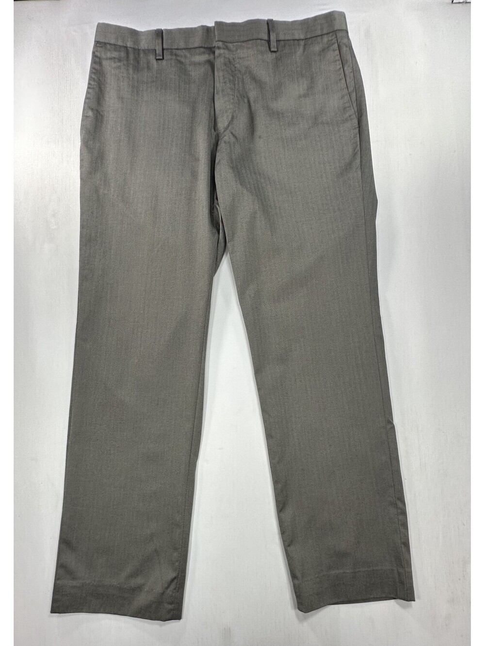Banana Republic Non-Iron Slim Dress Pants Green Mens 34/32